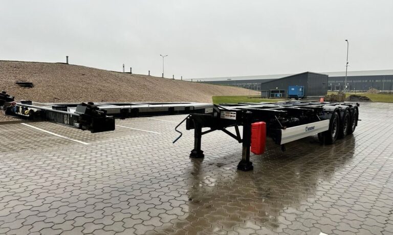 KRONE SDC 27 eLTU50 container chassis semi-trailer